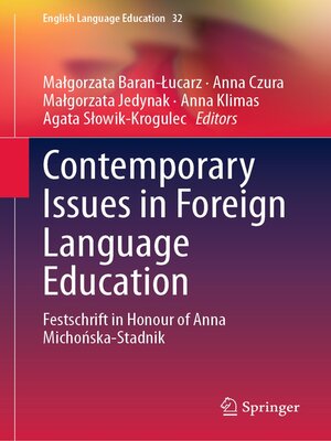 cover image of Contemporary Issues in Foreign Language Education